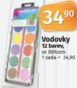 COOP TIP Vodovky 12 barev, se štětcem nabídka