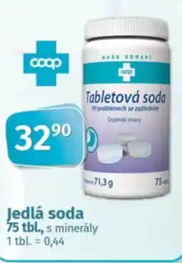 COOP TIP Jedlá soda nabídka
