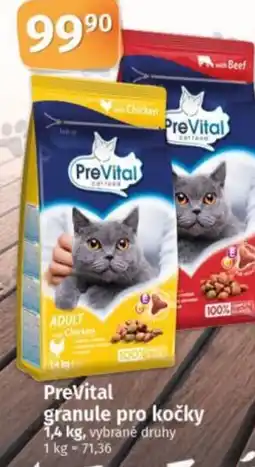 COOP TIP PreVital granule pro kočky nabídka