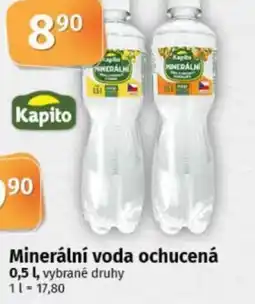 COOP TIP Kapito Minerální voda ochucená nabídka