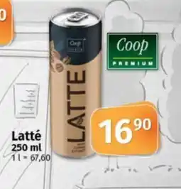 COOP TIP Latté nabídka