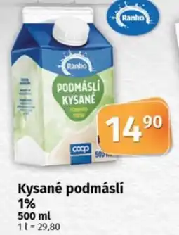 COOP TIP Ranko Kysané podmáslí 1% nabídka