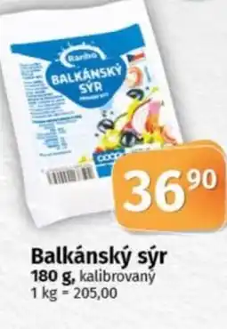 COOP TIP Ranko Balkánský sýr nabídka