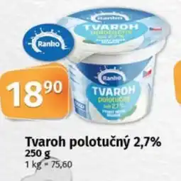 COOP TIP Ranko Tvaroh polotučný 2,7% nabídka