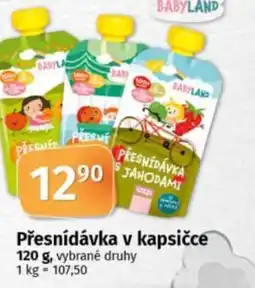 COOP TIP Přesnídávka v kapsičce nabídka