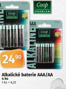 COOP TIP Alkalické baterie AAA/AA nabídka