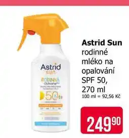 Teta Astrid Sun rodinné mléko na opalování SPF 50, 270 ml nabídka