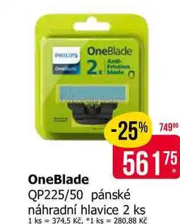 Teta PHILIPS OneBlade pánské náhradní hlavice 2 ks nabídka