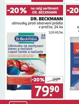 Rossmann Dr. beckmann ubrousky proti obarvení nabídka
