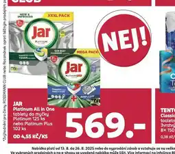 Rossmann Jar platinum all in one tablety do myčky nabídka