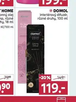 Rossmann Domol interiérový difuzér nabídka