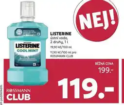 Rossmann Listerine ústní voda nabídka