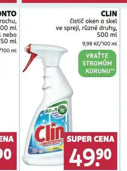 Rossmann Clin čistič oken a skel nabídka