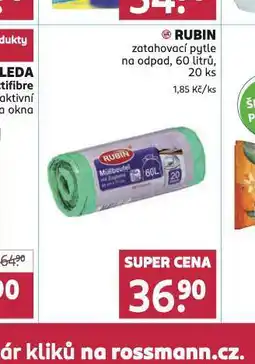 Rossmann Rubin zatahovací pytle na odpad nabídka