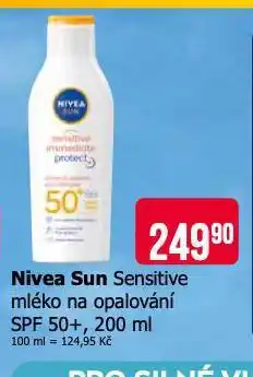 Teta Nivea sun mléko na opalování nabídka