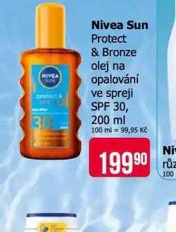Teta Nivea sun olej na opalování nabídka