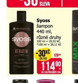 Teta Syoss šampon nabídka