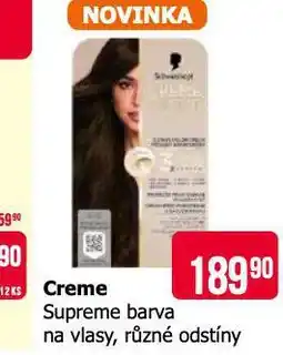 Teta Creme supreme barva na vlasy nabídka