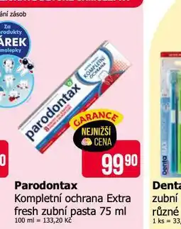 Teta Parodontax zubní pasta nabídka