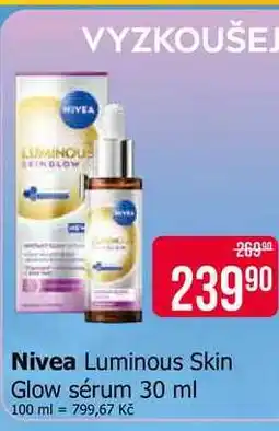 Teta Nivea Luminous Skin Glow sérum 30 ml nabídka