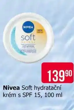 Teta Nivea Soft hydratační krém s SPF 15, 100 ml nabídka