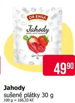 Teta DR.ENSA Jahody sušené plátky 30 g nabídka