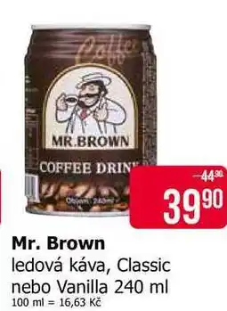 Teta Mr. Brown Ledová káva 240ml nabídka