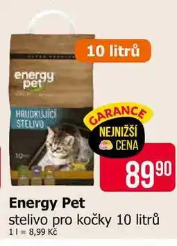 Teta Energy Pet stelivo pro kočky 10 litrů nabídka