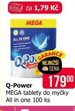 Teta Q-Power tablety do myčky All in one 100 ks nabídka