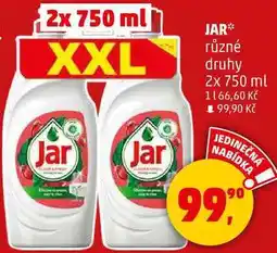 Penny Market JAR různé druhy, 2x 750 ml nabídka
