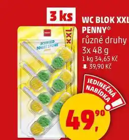 Penny Market WC BLOK XXL PENNY různé druhy, 3x 48 g nabídka