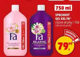 Penny Market SPRCHOVÝ GEL XXL FA různé druhy, 750 ml nabídka