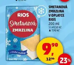 Penny Market SMETANOVÁ ZMRZLINA V OPLATCE RIOS, 200 ml nabídka