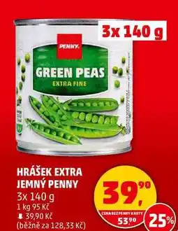 Penny Market HRÁŠEK EXTRA JEMNÝ PENNY, 3x 140 g nabídka