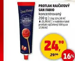 Penny Market PROTLAK RAJČATOVÝ SAN FABIO koncentrovaný, 200 g nabídka