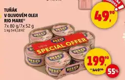 Penny Market TUŇÁK V OLIVOVÉM OLEJI RIO MARE, 7x 80 g/7x52 g nabídka