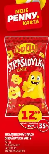Penny Market BRAMBOROVÝ SNACK STRAŠIDÝLKA SOLTY, 55 g nabídka