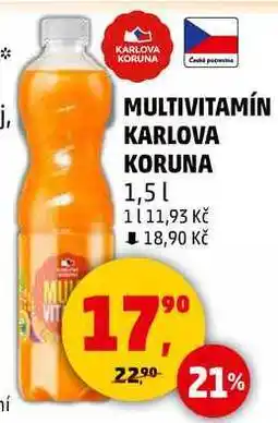 Penny Market MULTIVITAMÍN KARLOVA KORUNA, 1,5 l nabídka