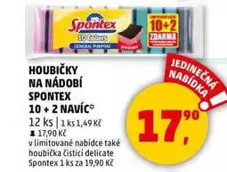 Penny Market HOUBIČKY NA NÁDOBÍ SPONTEX, 10 + 2 NAVÍC, 12 ks nabídka