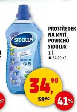 Penny Market PROSTŘEDEK NA MYTÍ POVRCHŮ SIDOLUX, 1 l nabídka