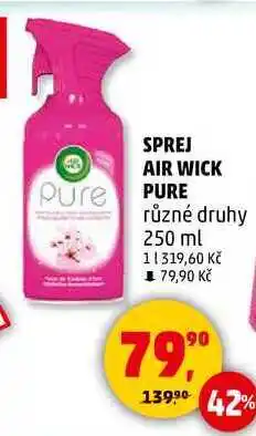 Penny Market SPREJ AIR WICK Pure PURE různé druhy, 250 ml nabídka