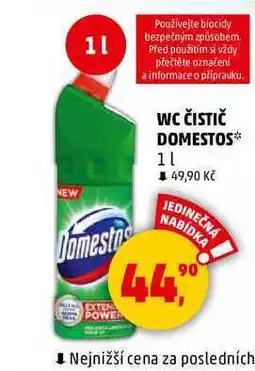 Penny Market WC ČISTIČ DOMESTOS, 1 l nabídka