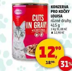 Penny Market KONZERVA PRO KOČKY LOUISA různé druhy, 415 g nabídka