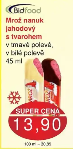 Jip Mrož nanuk jahodový s tvarohem nabídka