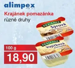 Jip Krajánek pomazánka nabídka