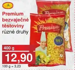 Jip Premium bezvaječné těstoviny nabídka
