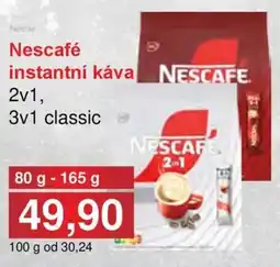 Jip Nescafé instantní káva nabídka