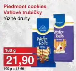 Jip Piedmont cookies Vaflové trubičky nabídka