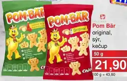 Jip Pom Bär original, sýr, kečup nabídka