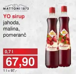 Jip YO sirup nabídka